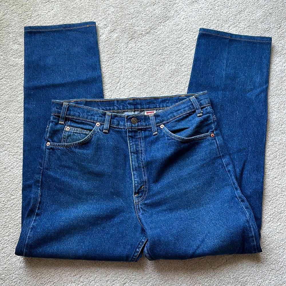 Levi 505’s W34 L32 jeans orange tab